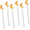 Exquisite Craftsmanship 6 Pack Glass Stirring Sticks Ευέλικτο για ποτά Τσάι και κοκτέιλ 1