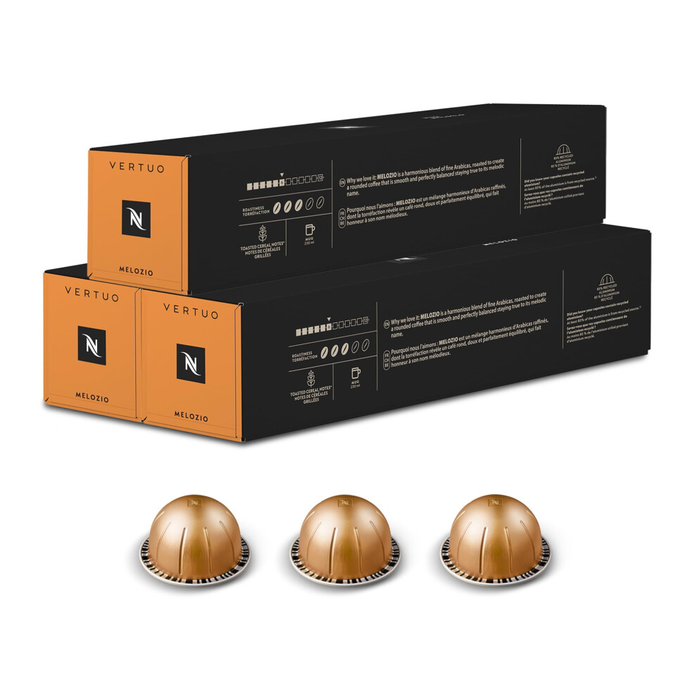 Nespresso Vertuo Coffee Pods - 30 Melozio Capsule (3