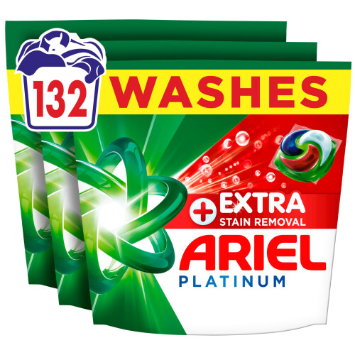 ARIEL Ariel Platinum Washing Pods Extra Stain Removal (44ctx3)