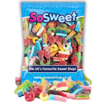 SoSweet Fizzy Sweet Mix – 1kg Bulk Bag of Tangy Pick & Mix Sweets |