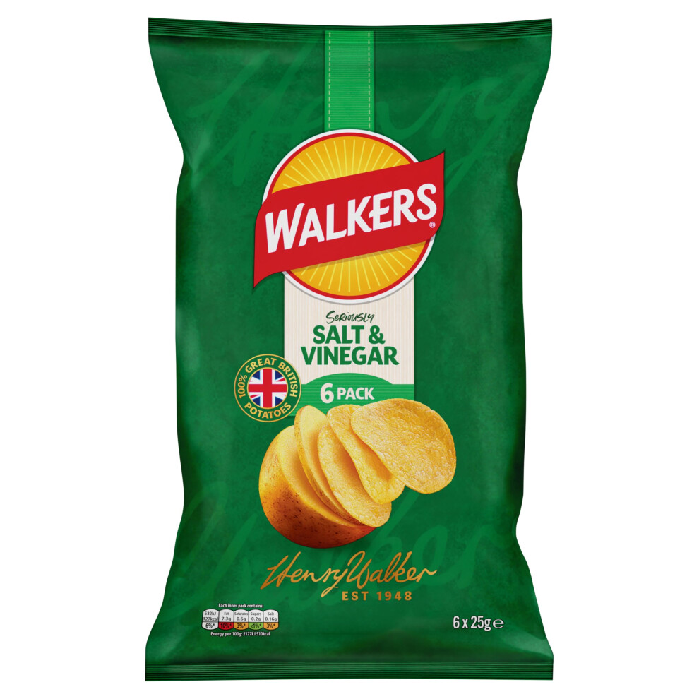 Walkers Salt & Vinegar Multipack Crisps