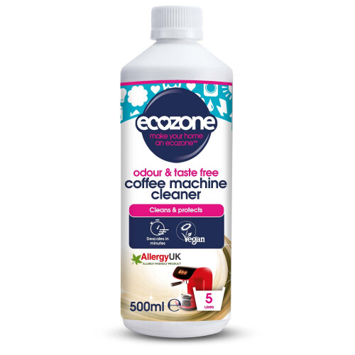 Ecozone Coffee Machine Cleaner and Descaler 500 ml - 5 Applications
