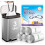 Teivio 3 Liter Small Bin Liners with Tie Tap, 88 Counts Strong 1