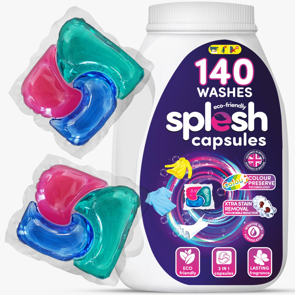 Photos - Laundry Detergent Splesh 3 in 1 Liquid Washing Pods,  Capsules For