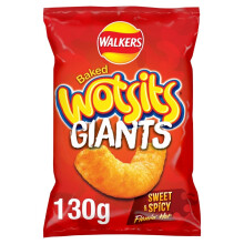 Walkers Wotsits Giants Sweet & Spicy Snacks Crisps