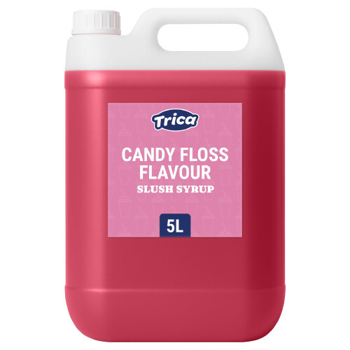 TRICA Candy Floss Slush Syrup 5L - Concentrated Candyfloss Flavour