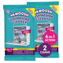 Vamoosh 6 in 1 Dishwasher Cleaner 2 x Cleans - Deep Cleaner,