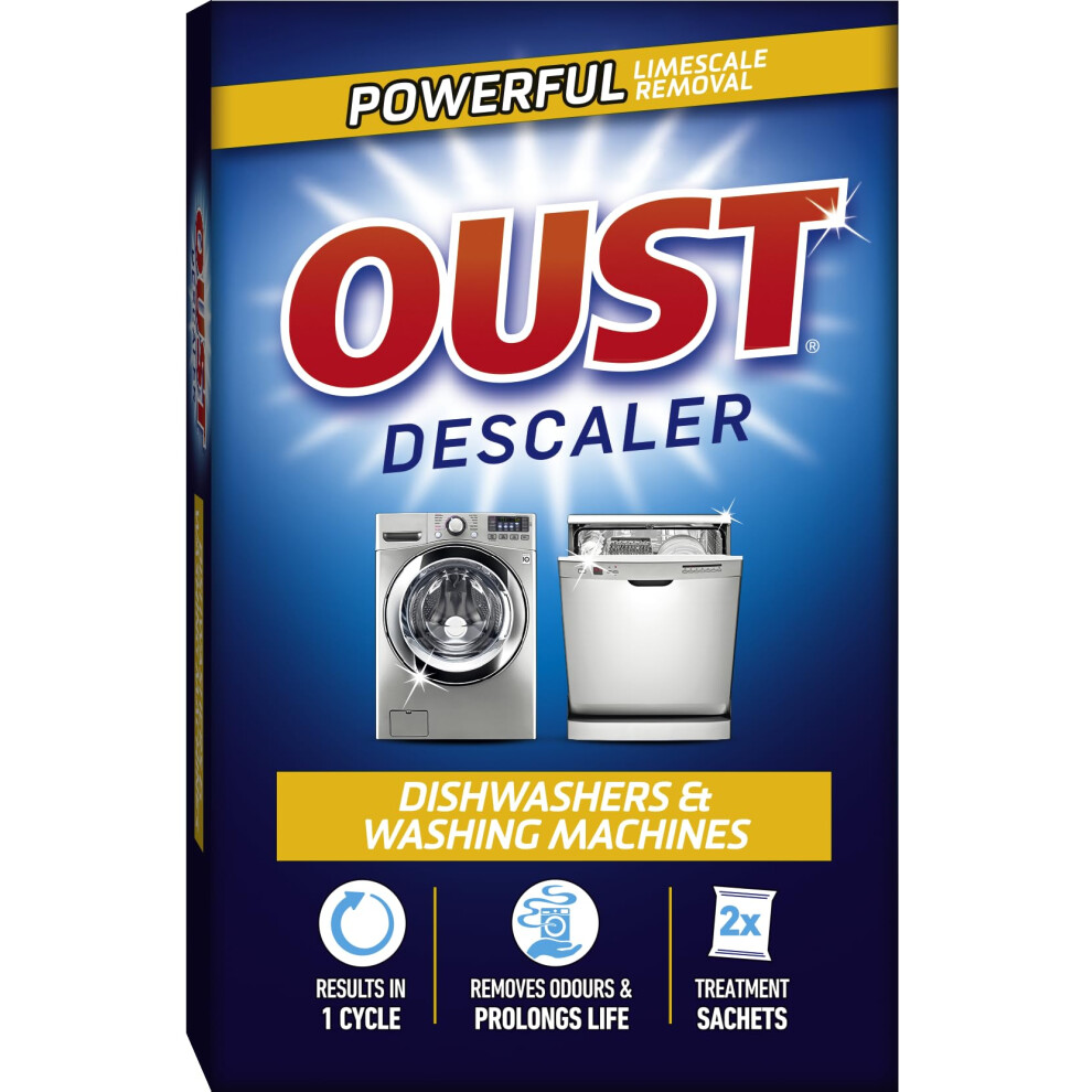 Photos - Other Household Chemicals Oust Dishwasher and Washing Machine, Descaler, 2 x 75