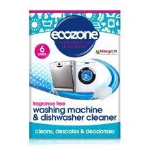 EcoZone Washing Machine & Dishwasher Cleaner Tablets, 2-in-1