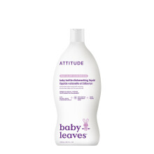 ATTITUDE Baby Washing-Up Liquid and Bottle Cleaner, EWG Verified, No