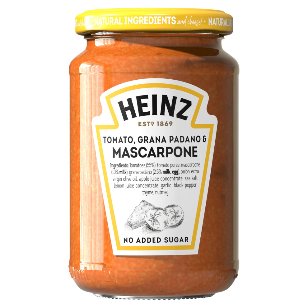 Heinz Tomato Grana Padano Mascarpone Pasta Sauce