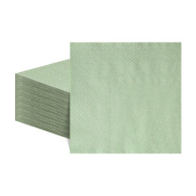 60 Pcs Sage Green Paper Napkins 25 x 25cm, 2 Ply Green Cocktail