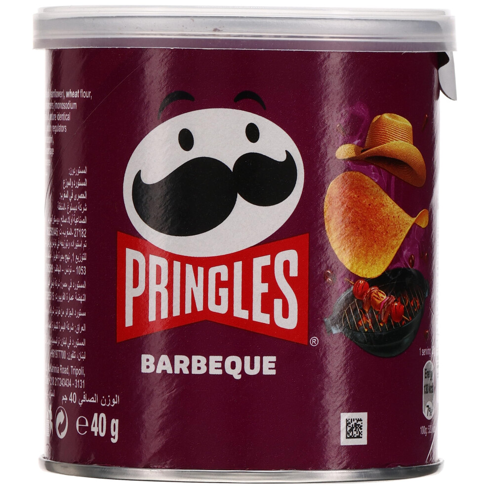 Pringles Texas Bbq Sauce Potato Chips 40 G (Pack Of 12) (Packaging