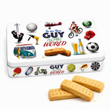 Shortbread Biscuits Tin for Mens Gifts - To The Best Guy in The World