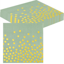 20pcs Sage Dot Paper Napkin 33x33CM,Soft Dots Disposable Luncheon