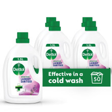 Dettol Laundry Sanitiser, Antibacterial, Lavender Scented, 6L Total