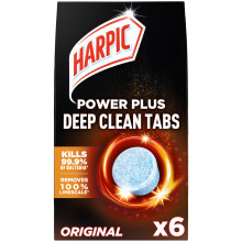 Harpic Power Plus Deep Cleaning Toilet Tablets, Original Scent, Pack