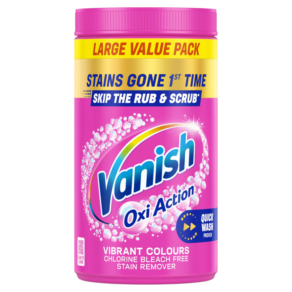 Vanish Gold Oxi Action Stain Remover Powder For Clothes, 1.41Kg, No