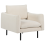Beliani Armchair VINTERBRO Fabric Light Beige 1