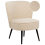 Beliani Armchair VOSS Boucle Light Beige 1