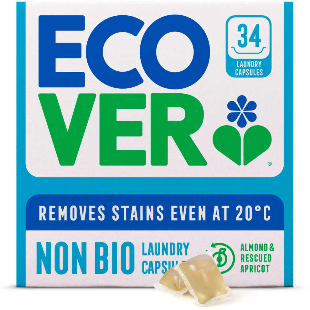 Ecover Non-Bio Washing Capsules - Laundry Capsules / Tablets