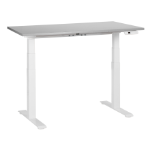 Electric Adjustable Standing Desk DESTINES Grey/ White 120 cm 72 cm