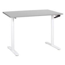 Manual Adjustable Standing Desk DESTINAS Grey/ White 120 cm 72 cm