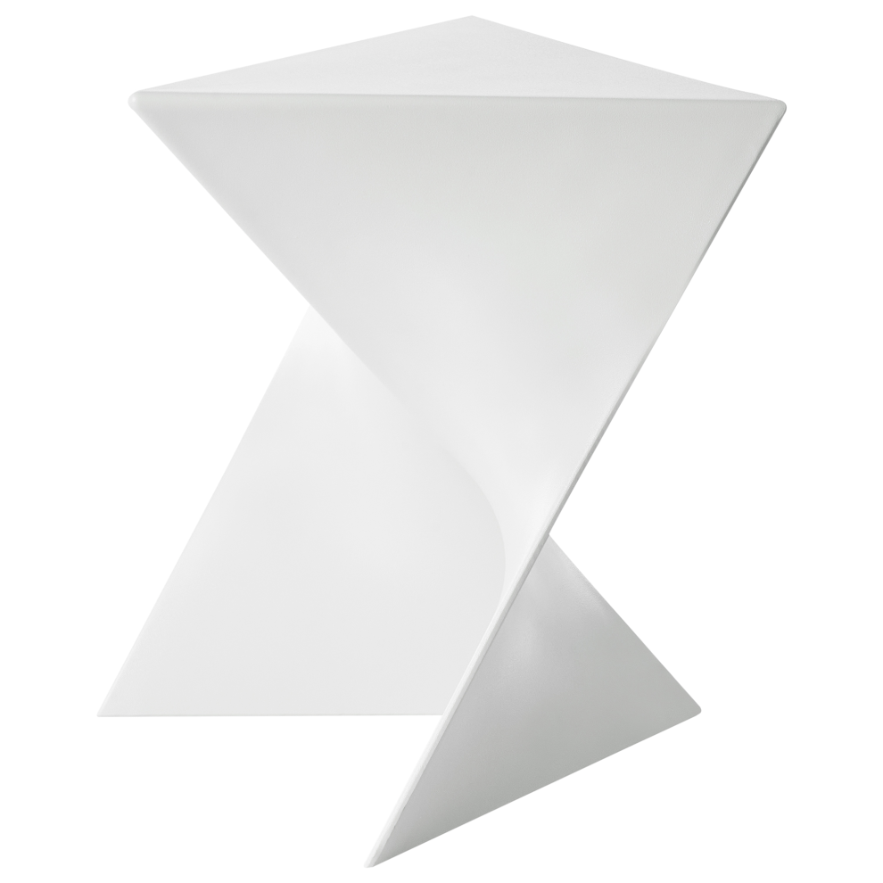 Beliani Side Table Pecos White