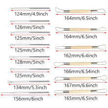 14-Delige Set Klei- en Aardewerksculptuurgereedschap, Afwerkingsgereedschap voor Aardewerk, Snijgereedschap voor Polymeerklei, voor Het Beeldhouwen in