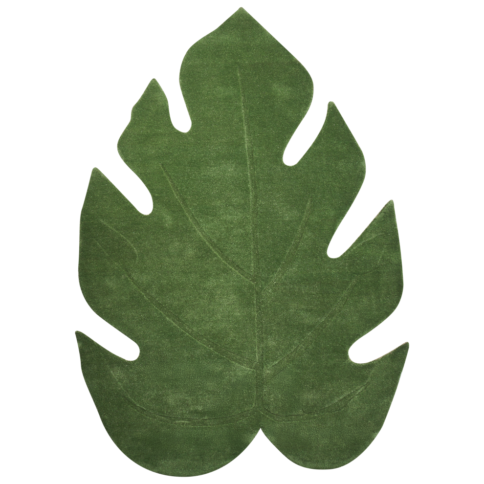 Beliani Rug Nainital Green 160 X 230 Cm Wool