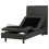 Beliani Adjustable Bed Fabric CASTELLAN 90 x 200 cm (EU Single) Dark Grey 1
