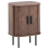 Beliani Bedside Table BRADLEY Dark Brown 1
