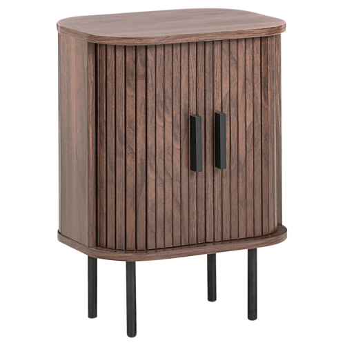Beliani Bedside Table BRADLEY Dark Brown