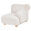 Beliani Corner Seat AMLI Fabric Off-White Left Hand 1