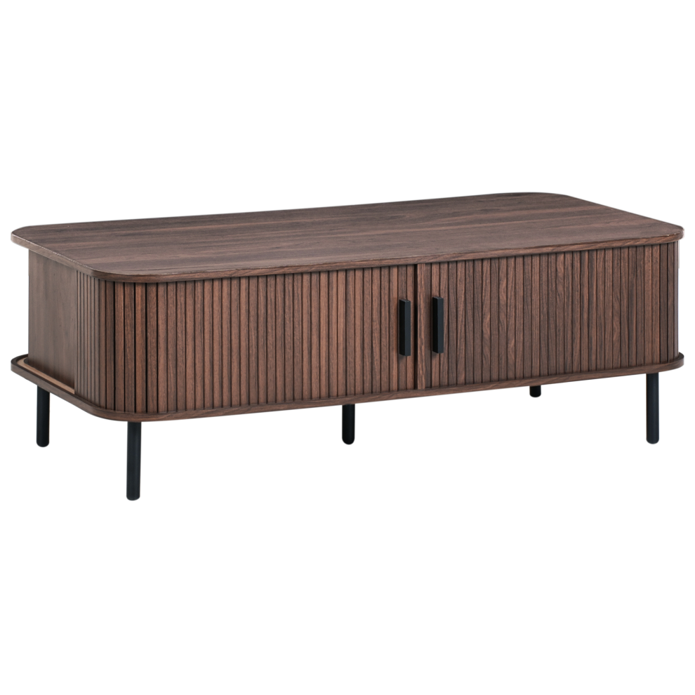 Beliani Coffee Table Bradley Dark Brown