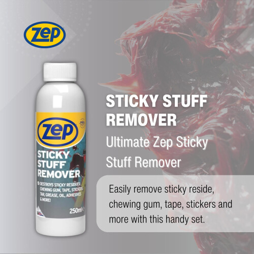 Zep Sticky Stuff Remover 250ml - adhesive remover, glue remover, 2