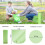 Compostable Caddy Liners 80 Counts, 5L Biodegradable Bin Bags 1.2 3