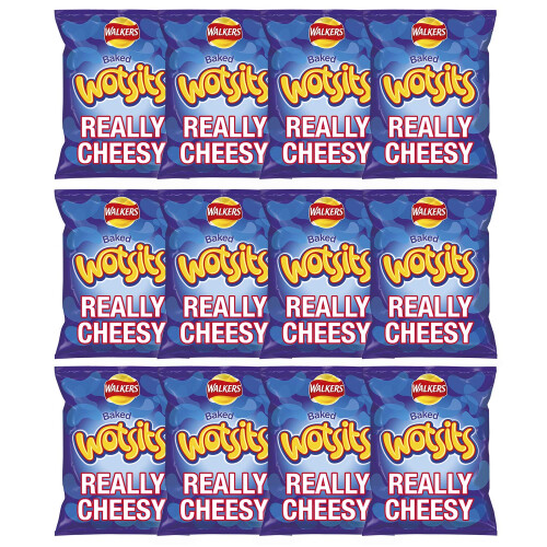 Walkers Walkers Wotsits Really Cheesy Multipack Snacks Crisps 1