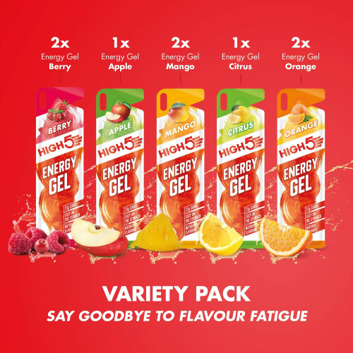 HIGH5 Energy Gel Pack - Running Gel for Quick Energy Release - 1