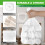 PANSUN Selected 100 Counts Small Bin Bags,5l Bin Liners,42cm*50cm 2