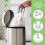 Teivio 3 Liter Small Bin Liners with Tie Tap, 88 Counts Strong 3
