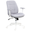 Beliani Office Chair CARLTON Fabric Grey 1