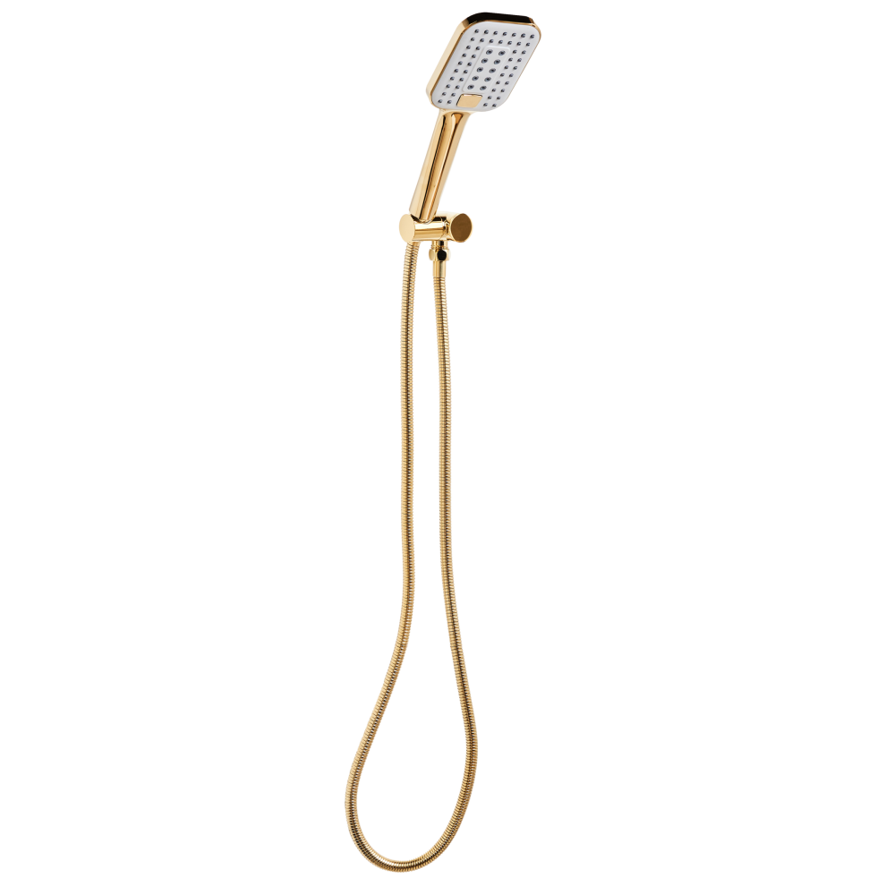 Beliani Shower Head And Hose Kit Tingo 4-Function Gold