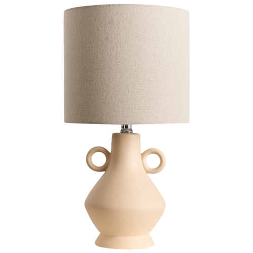 Beliani Table Lamp KERULEN Ceramic Beige