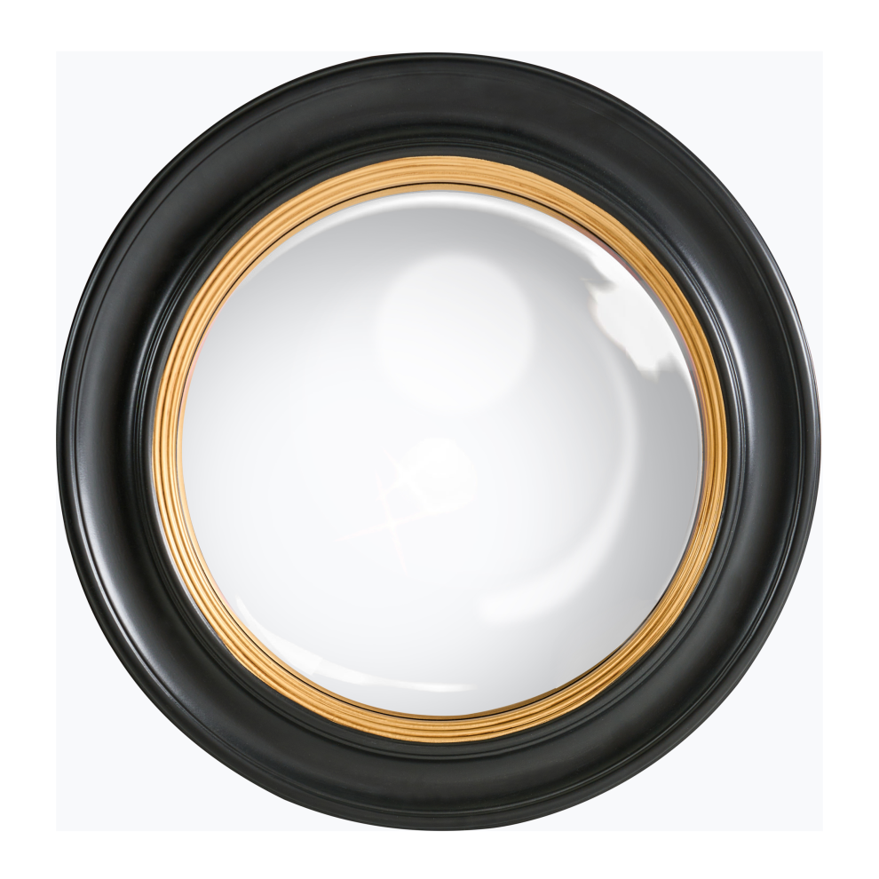 Beliani Wall Mirror Malo 66 Cm 66 Cm Black