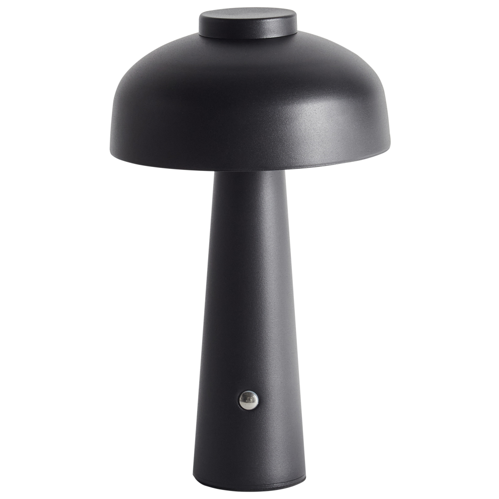 Beliani Wireless Led Table Lamp Agusan With Dimmer Metal Black