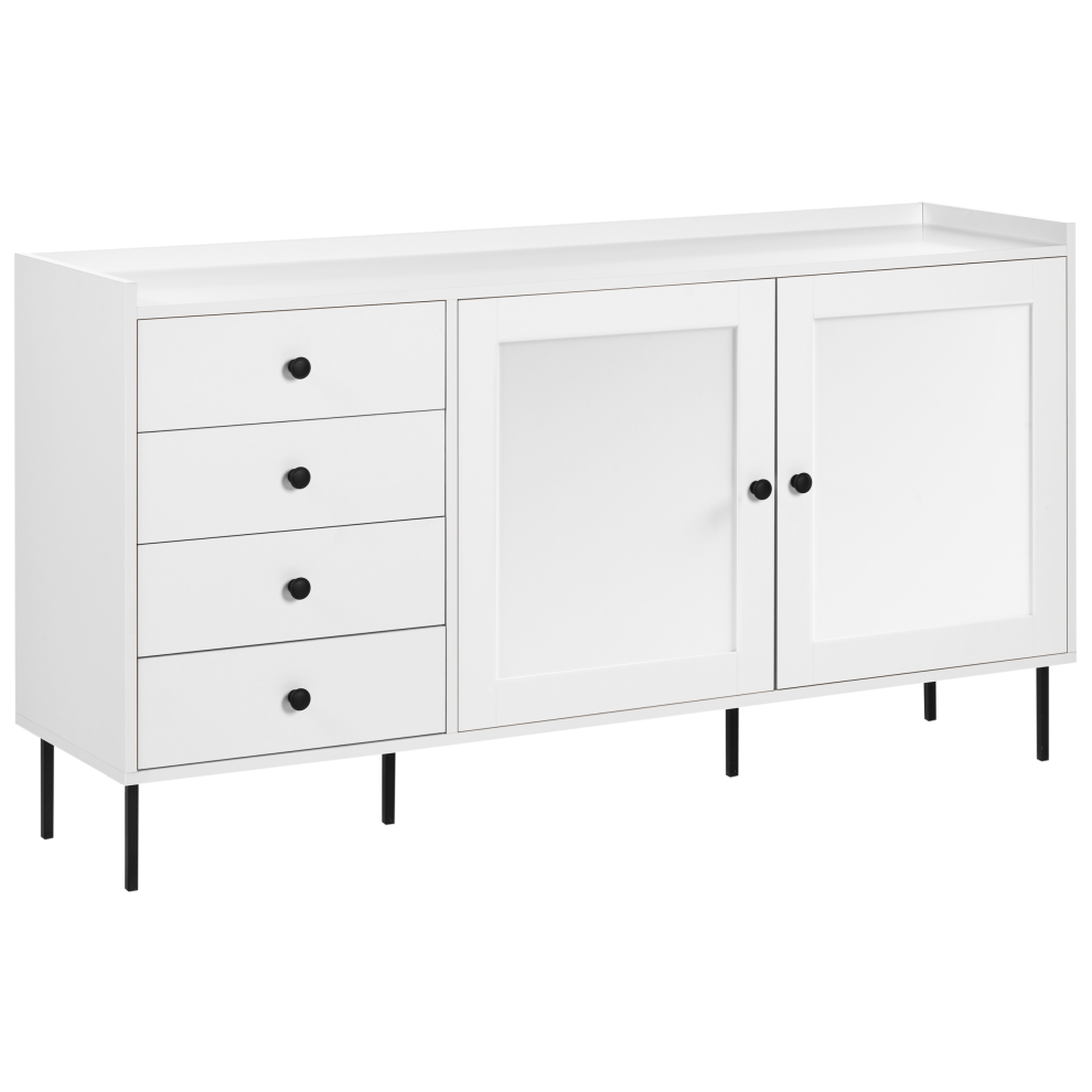 Beliani 2 Door Sideboard Alcove White