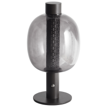 Wireless LED Table Lamp PULANGI with Dimmer Metal Black
