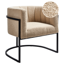 Armchair LARVIK II Boucle Beige