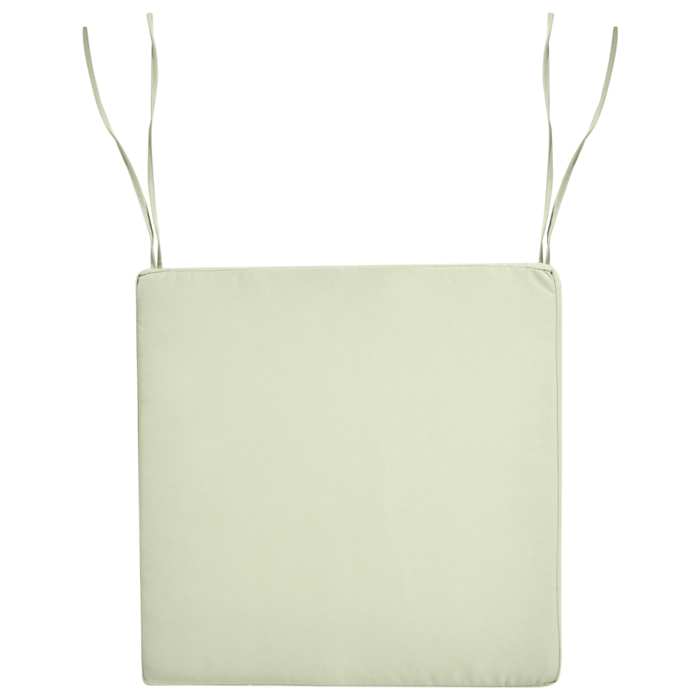 Beliani Garden Chair Cushion Sassari Premium 46 X 46 Cm Light Green
